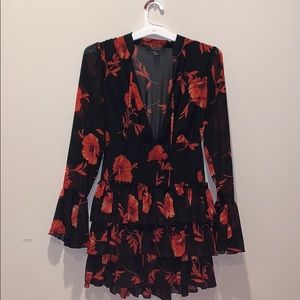 Dress with a flower design